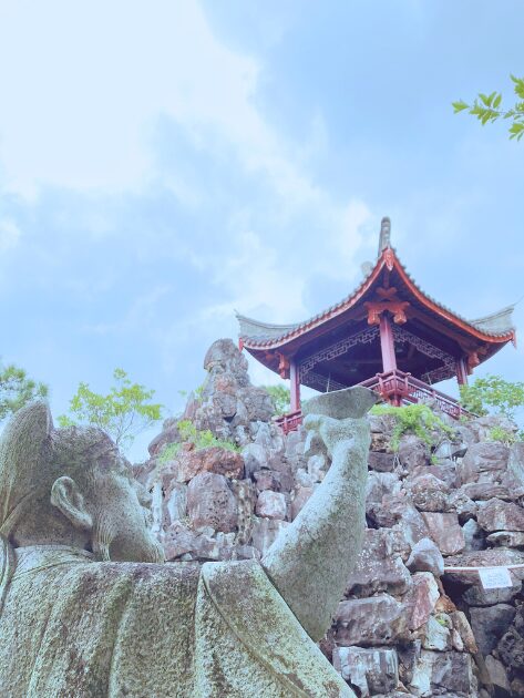 70代 シニア旅行 ブログ 福州園 那覇観光