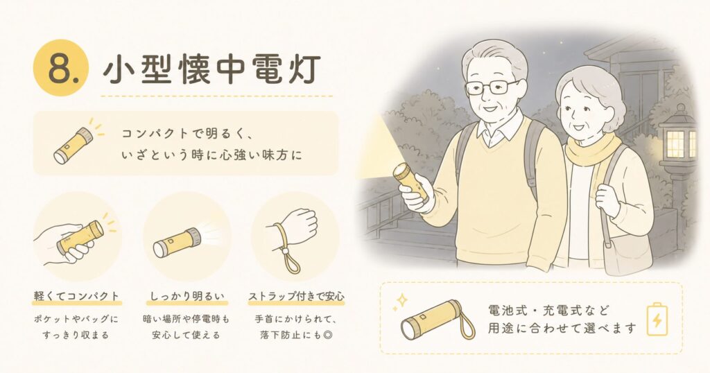 高齢者との旅行であると便利なグッズ
