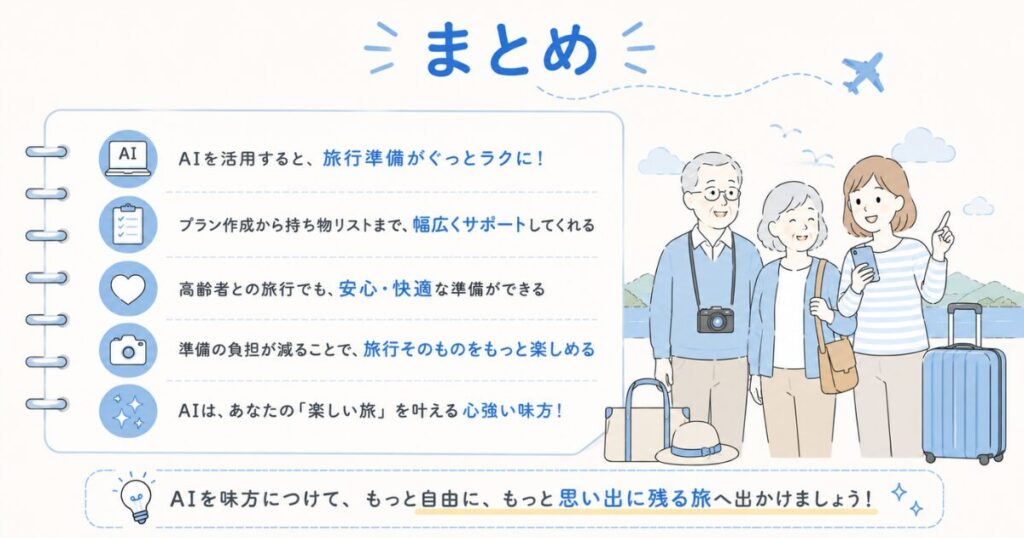 AIで旅行準備がラクになる!ChatGPTでできること10選【初心者向け】