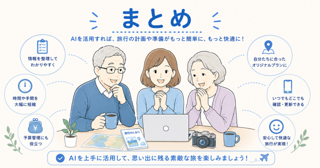 ChatGPTで旅行しおりを作る方法|家族みんなで共有できるテンプレート付き