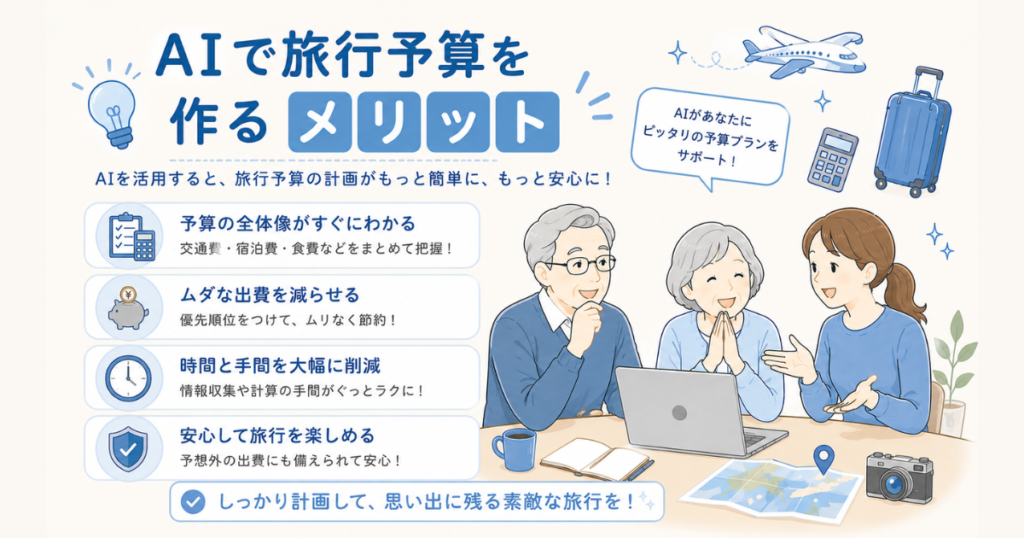 AIで旅行予算を作ってみた|家族旅行のお金を見える化する方法